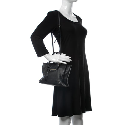 Balenciaga Calfskin Papier Mini A4 Tote Black 2 of 11