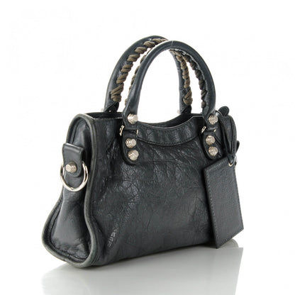 Balenciaga Agneau Giant 12 Silver Hardware Mini City Gris Tarmac 3 of 7