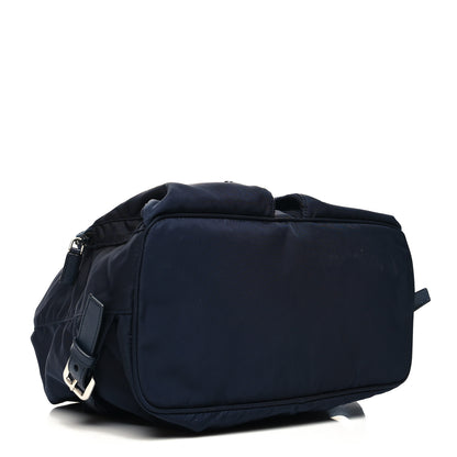 Prada Tessuto Nylon Saffiano Vela Medium Backpack Baltico 4 of 9