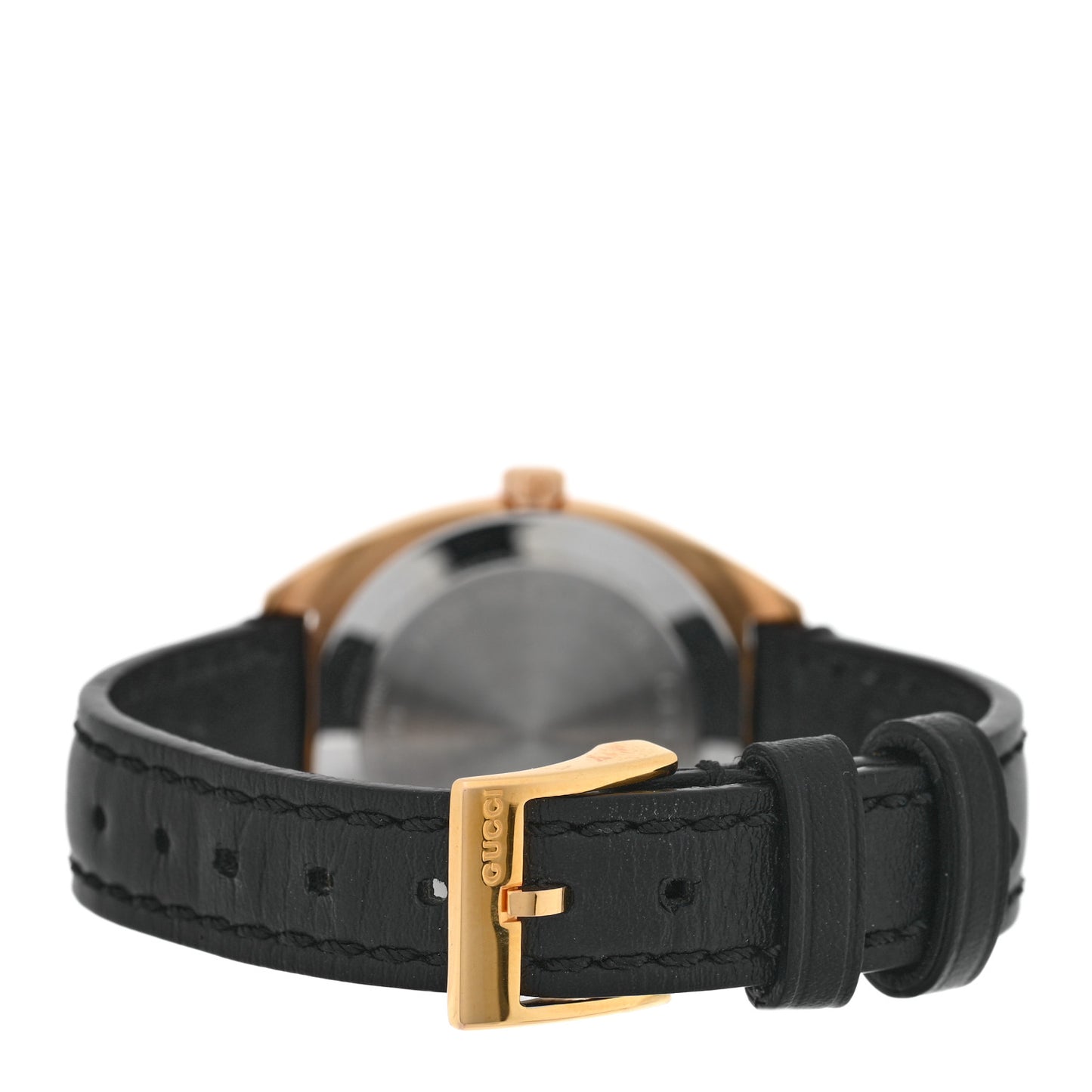 Stainless Steel Calfskin 29mm GG2570 Quartz Watch Black