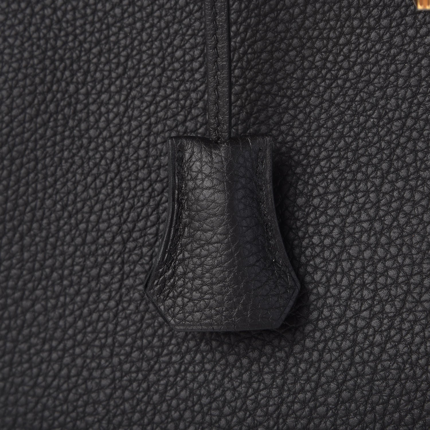 Hermes Togo Birkin 30 Black 19 of 33