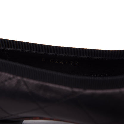 Chanel Lambskin Quilted Cambon Ballerina Flats 35.5 Black 11 of 12