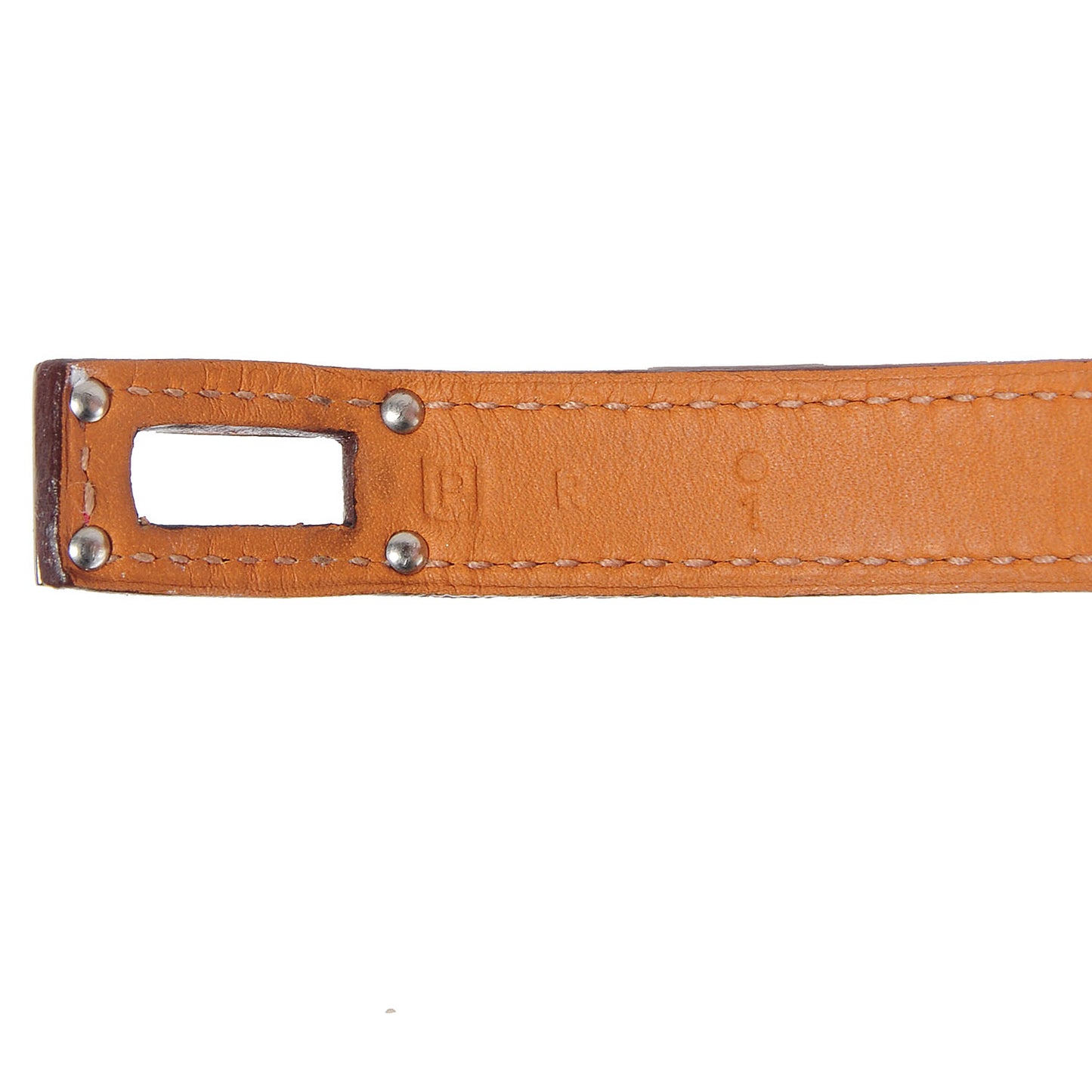 Epsom Kelly Double Tour Bracelet Small Rouge Casaque