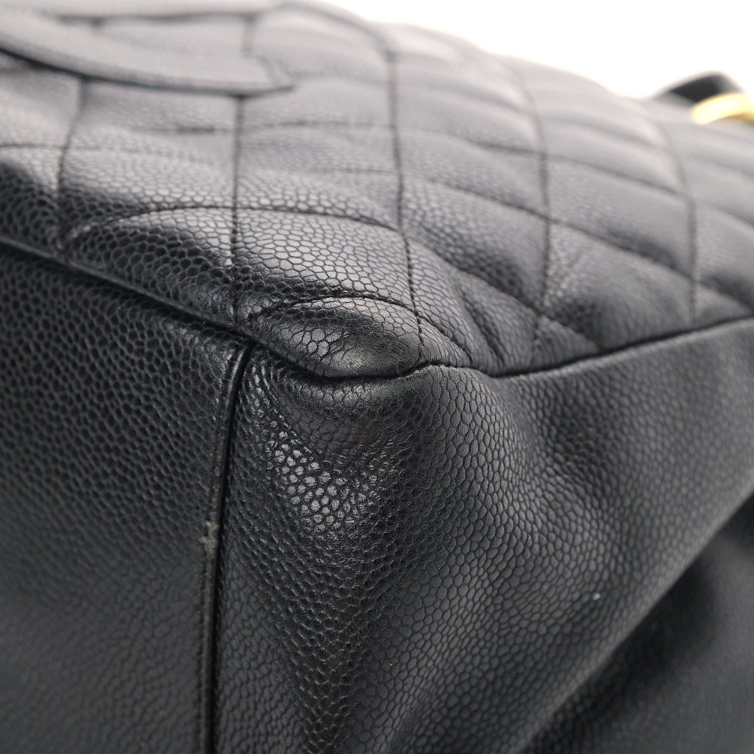 Chanel Caviar Quilted Grand Shopping Tote GST Black 6 of 12