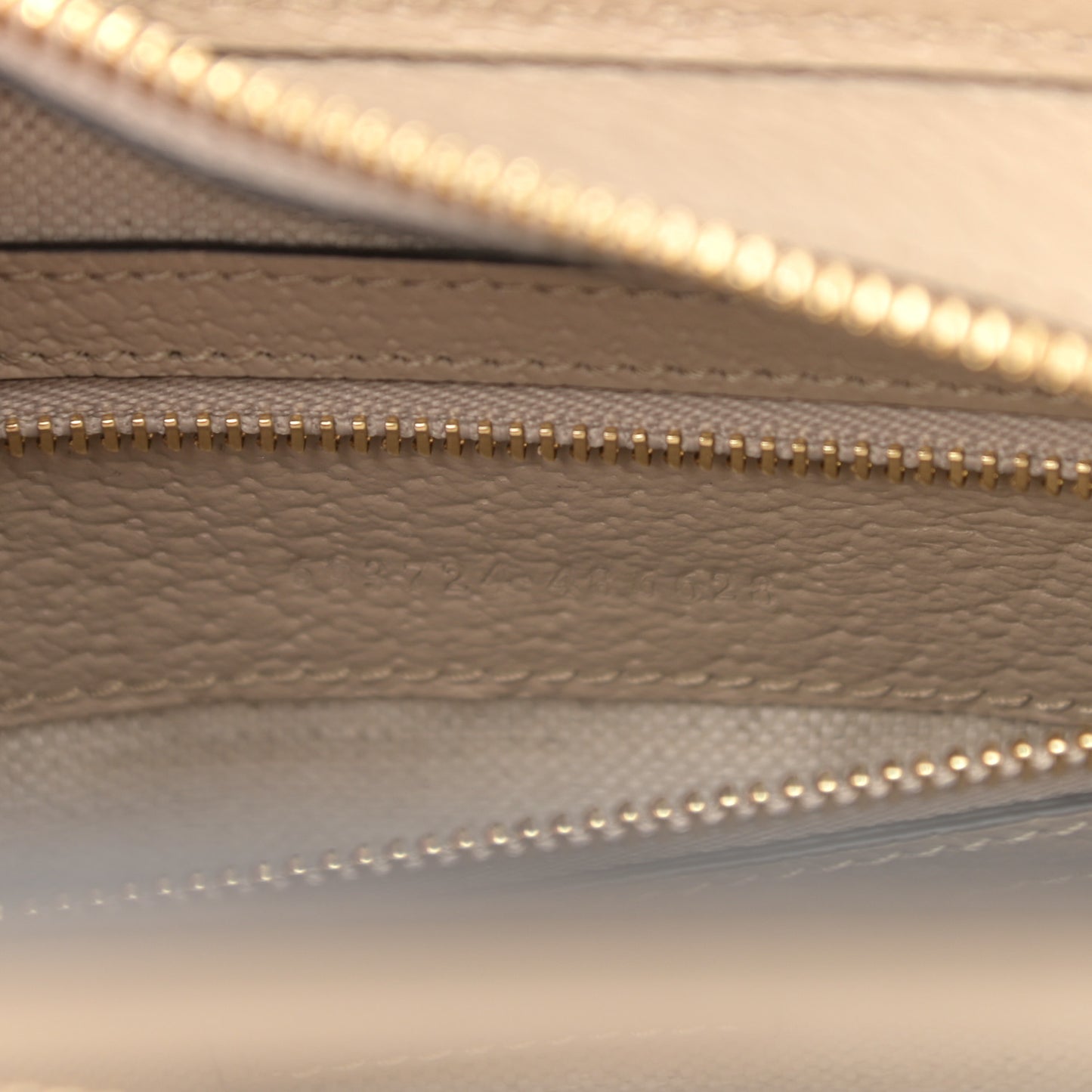 GG Supreme Monogram Textured Dollar Calfskin Web Small Ophidia Slip Handle Tote Beige Mystic White Oatmeal