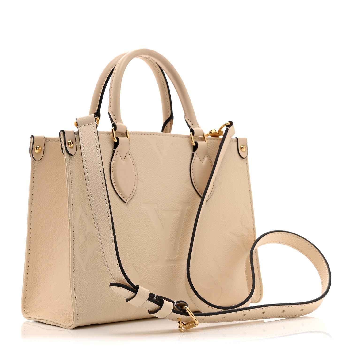 Louis Vuitton Empreinte Monogram Giant Onthego PM Cream Beige 3 of 9
