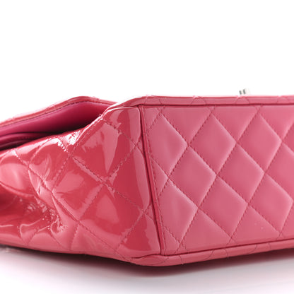 Chanel Patent Calfskin Quilted Maxi Double Flap Fuchsia 8 of 9