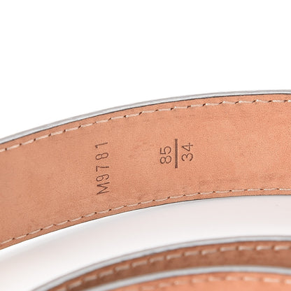 Louis Vuitton Monogram 25mm LV Initiales Belt 85 34 9 of 11