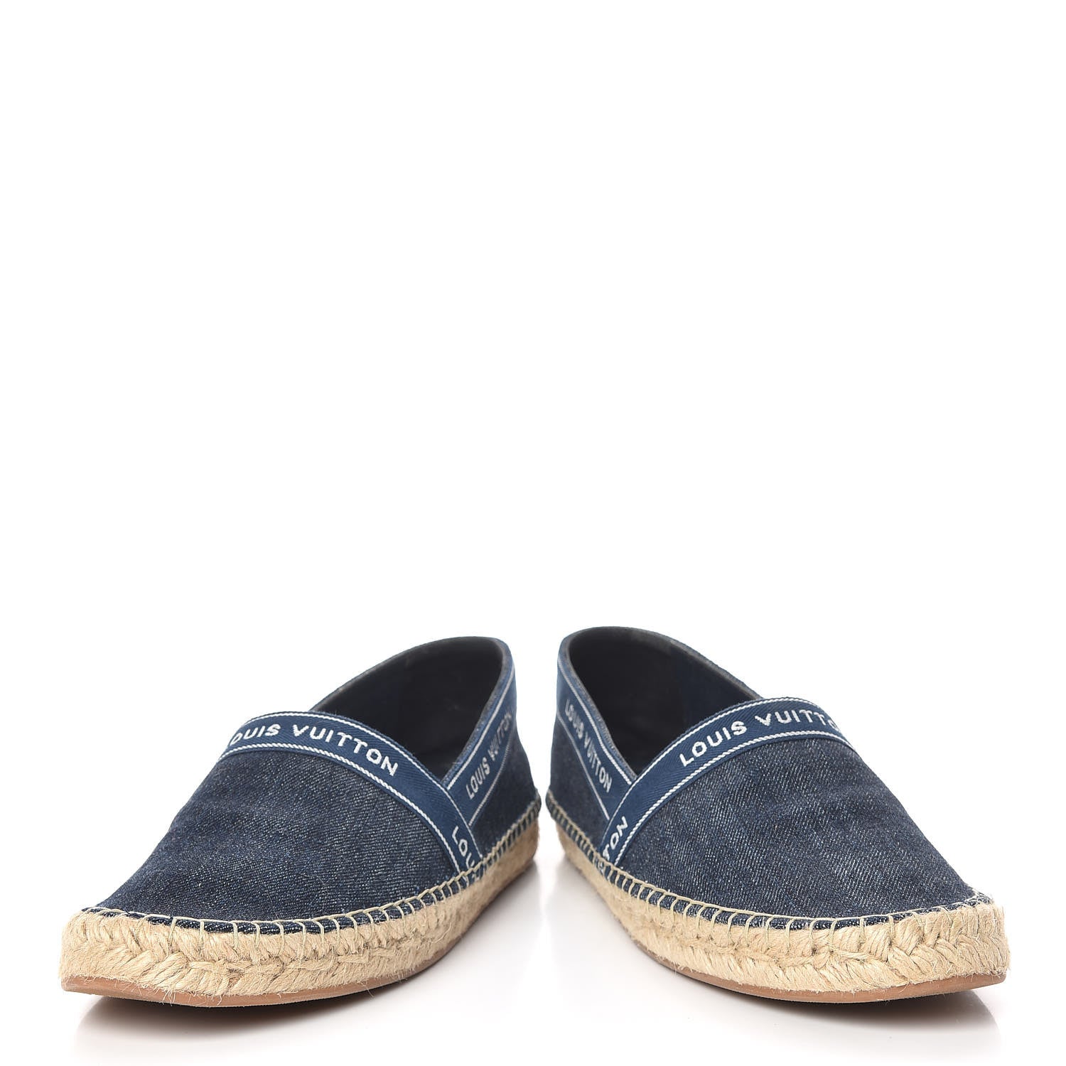 Louis Vuitton Denim Croisiere Espadrille 37.5 Marine 6 of 14