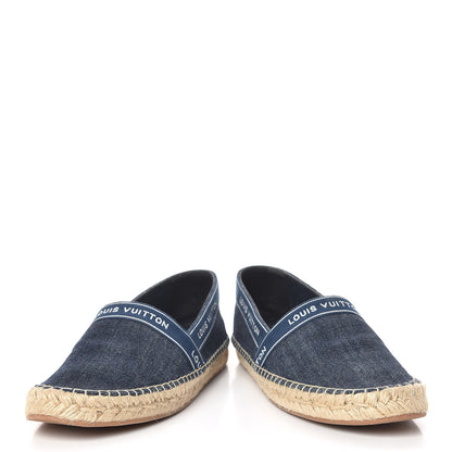 Louis Vuitton Denim Croisiere Espadrille 37.5 Marine 6 of 14
