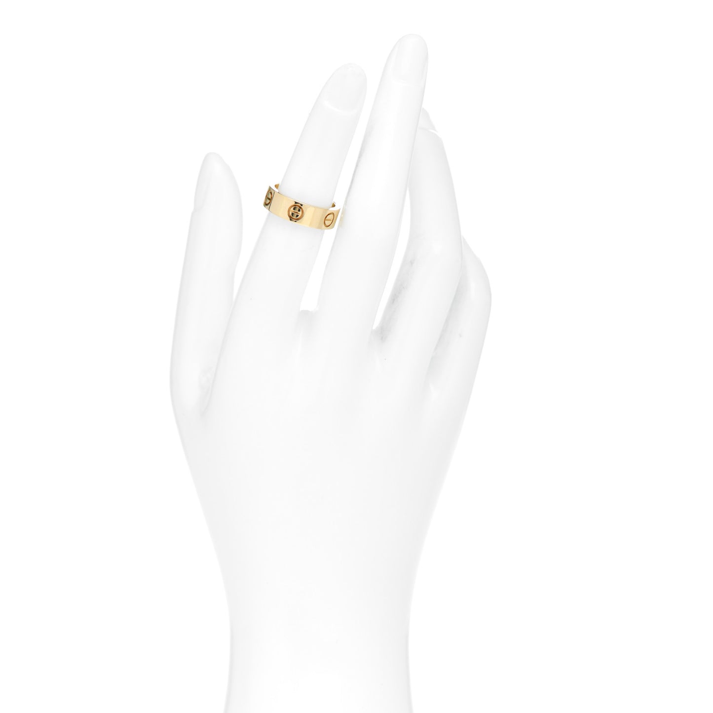18K Yellow Gold 5.5mm LOVE Ring 50 5.25