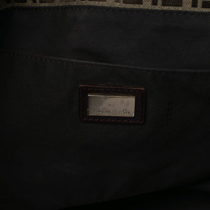 Fendi Zucchino Shopping Tote Tobacco Brown 6 of 9