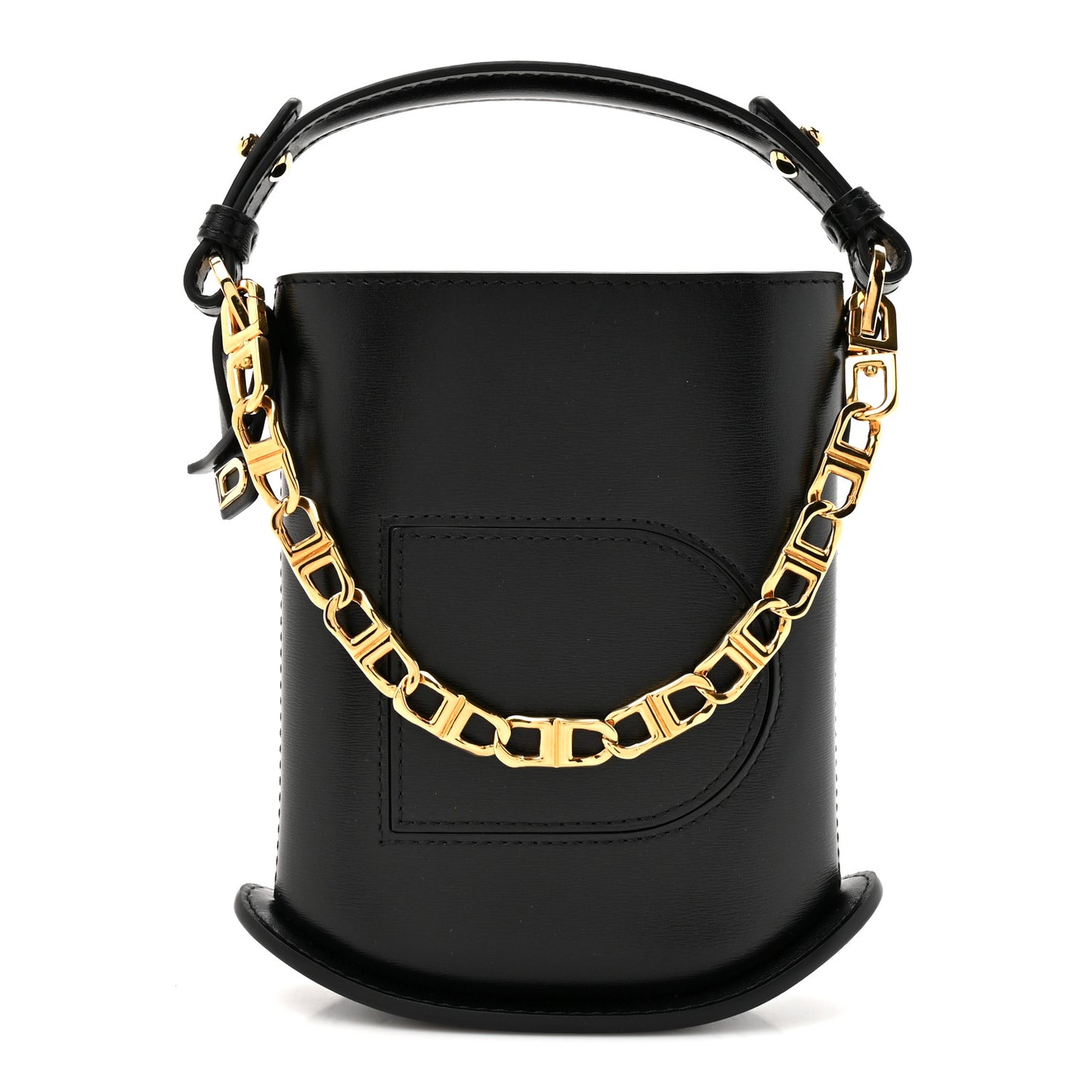 Box Calfskin Toy Pin Eclat Bucket Black