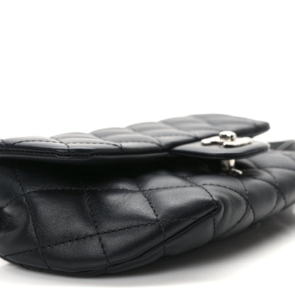 Chanel Calfskin Quilted CC Uniform Flap Belt Bag Black 10 of 12