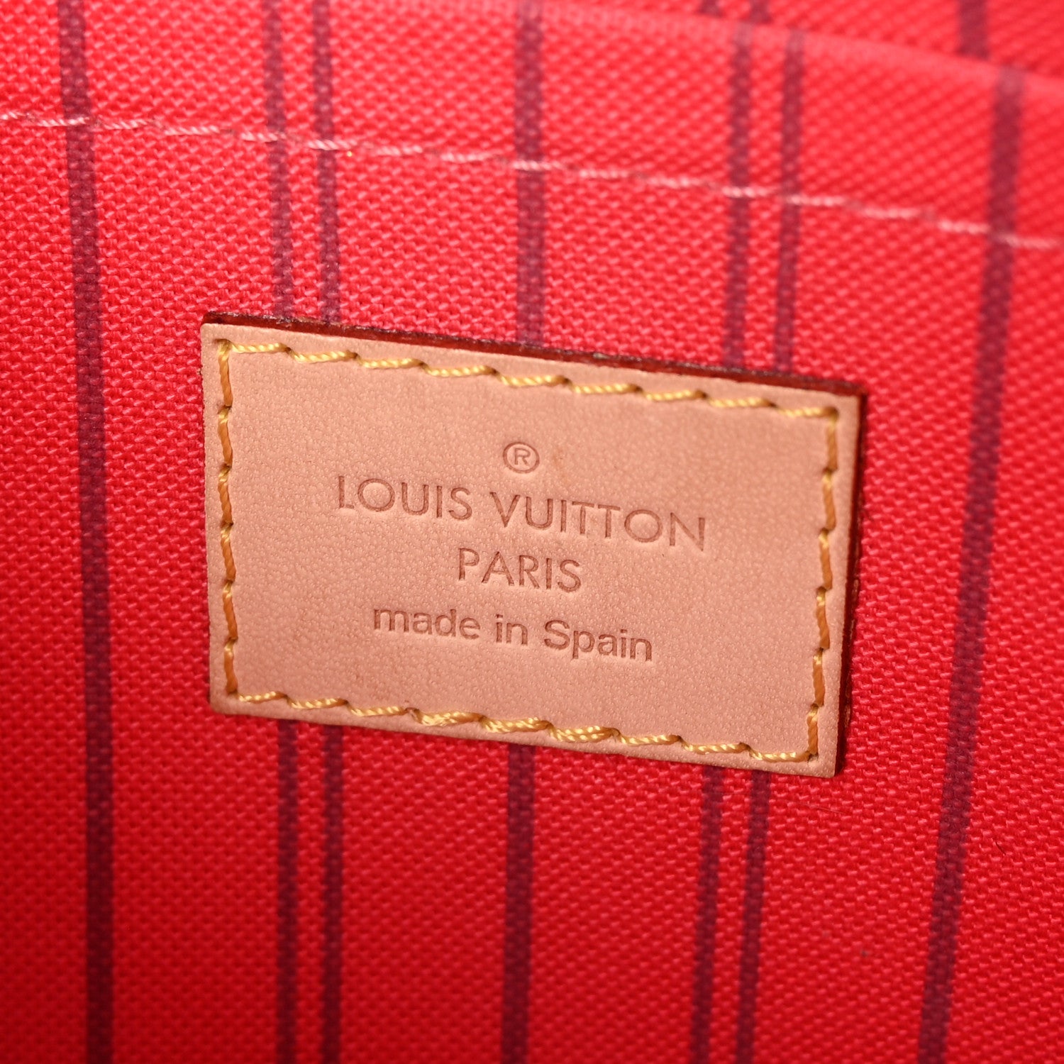 Louis Vuitton Monogram Neverfull MM GM Pochette Grenade 6 of 6