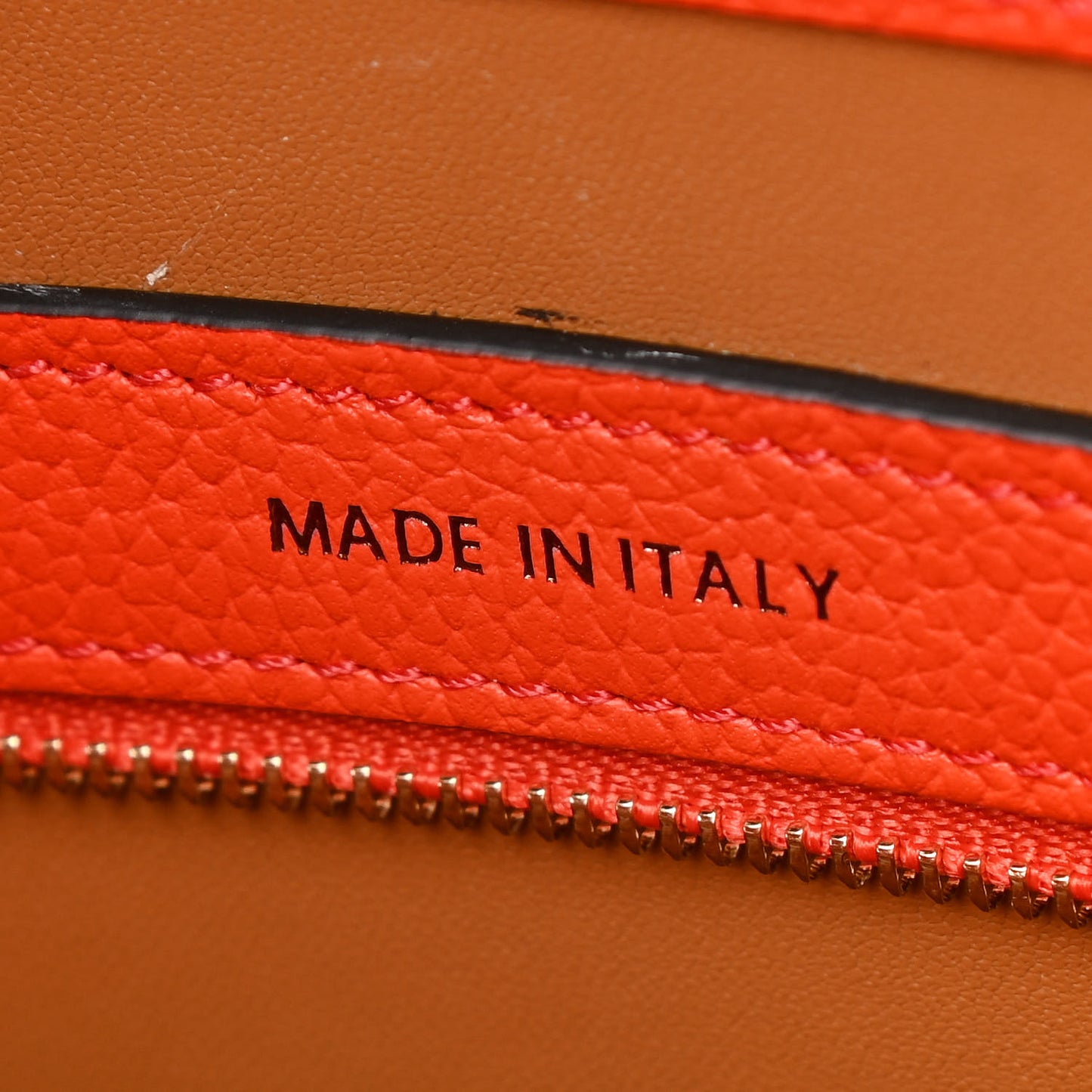 Calfskin Medium Milano Tote Tangerine Tango Winter Mos