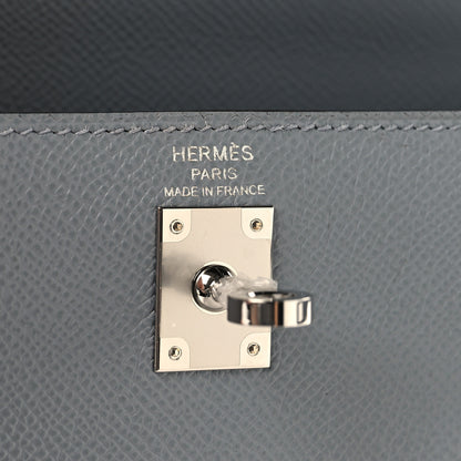 Hermes Epsom Kelly Sellier 25 Gris Pantin 5 of 13