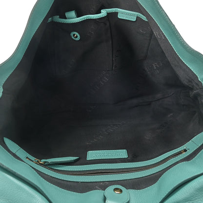 Burberry Grainy Calfskin Messenger Green 5 of 16