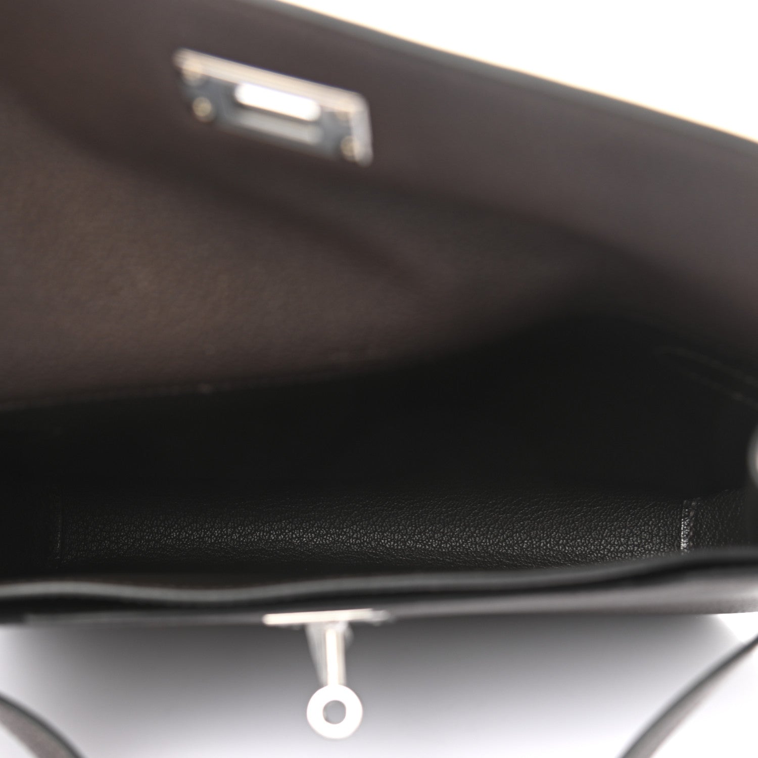 Hermes Taurillon Maurice Kelly Depeches 25 Pouch Ebene 5 of 8