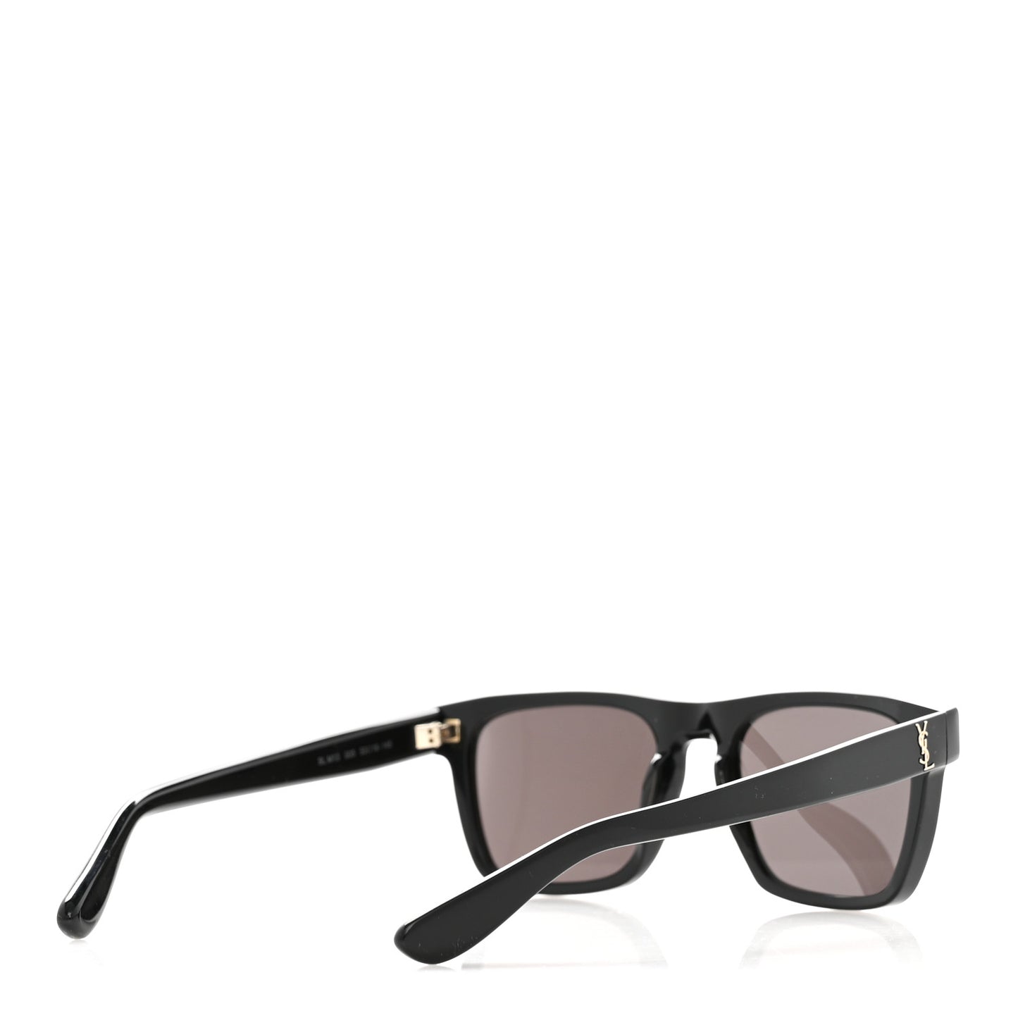 Square Acetate SLM13 Sunglasses Black
