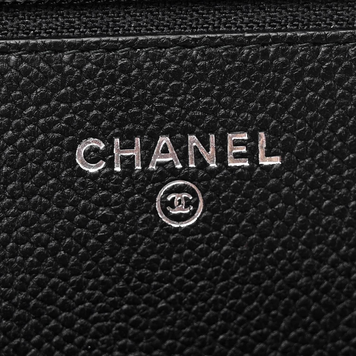 Chanel Caviar Quilted Boy Wallet On Chain WOC Black 6 of 12