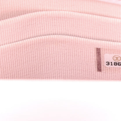 Chanel Lambskin Quilted Top Handle Clutch With Chain Light Pink 7 of 13