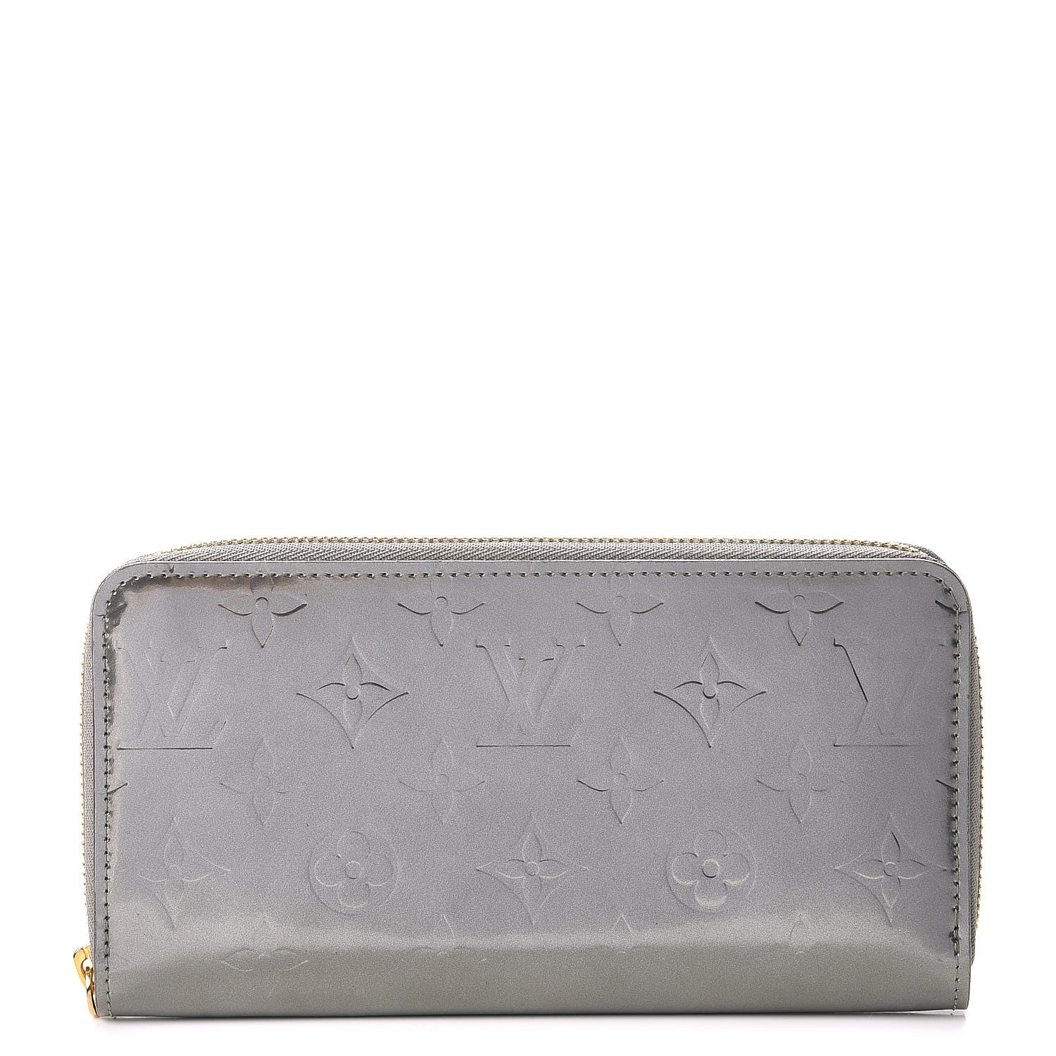 Louis Vuitton Vernis Zippy Wallet Gris Metal 1 of 8