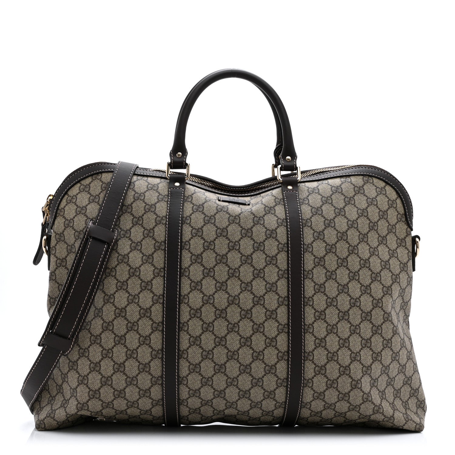 Gucci GG Plus Monogram Travel Bag Dark Brown 1 of 10