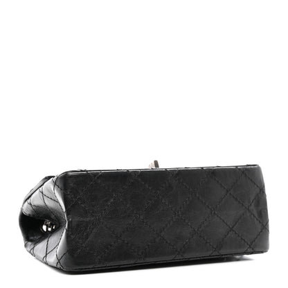 Chanel Aged Calfskin Quilted 2.55 Reissue Mini Flap Black 4 of 12