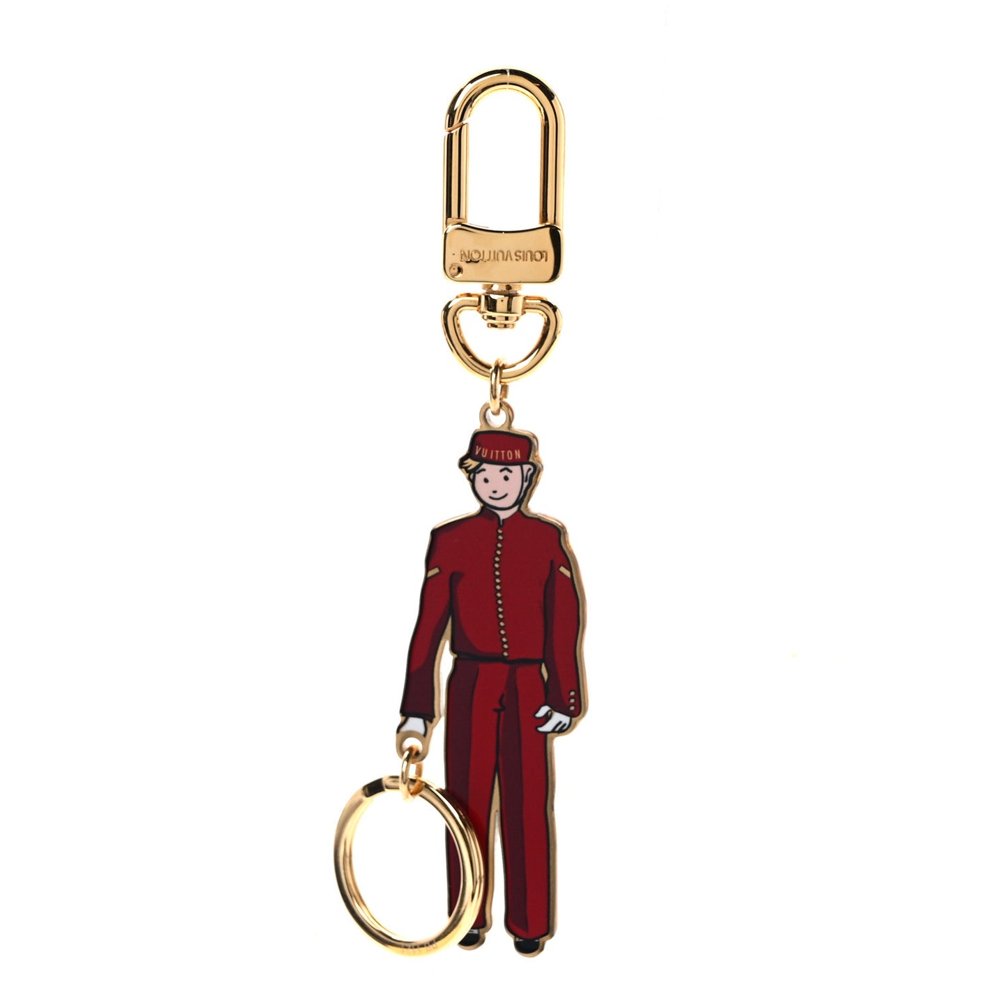 Painted Bellboy Bag Charm Key Holder