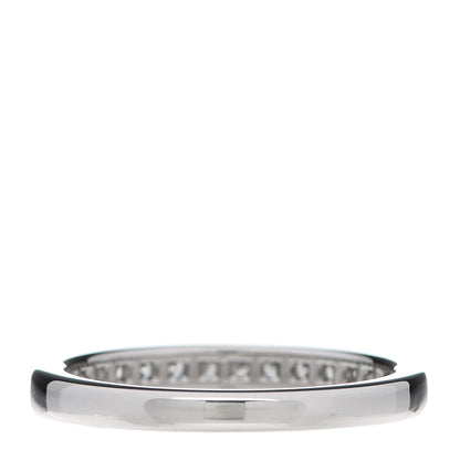 Tiffany Platinum Diamond 2mm Half Circle Wedding Band Ring 50 5.5 3 of 5