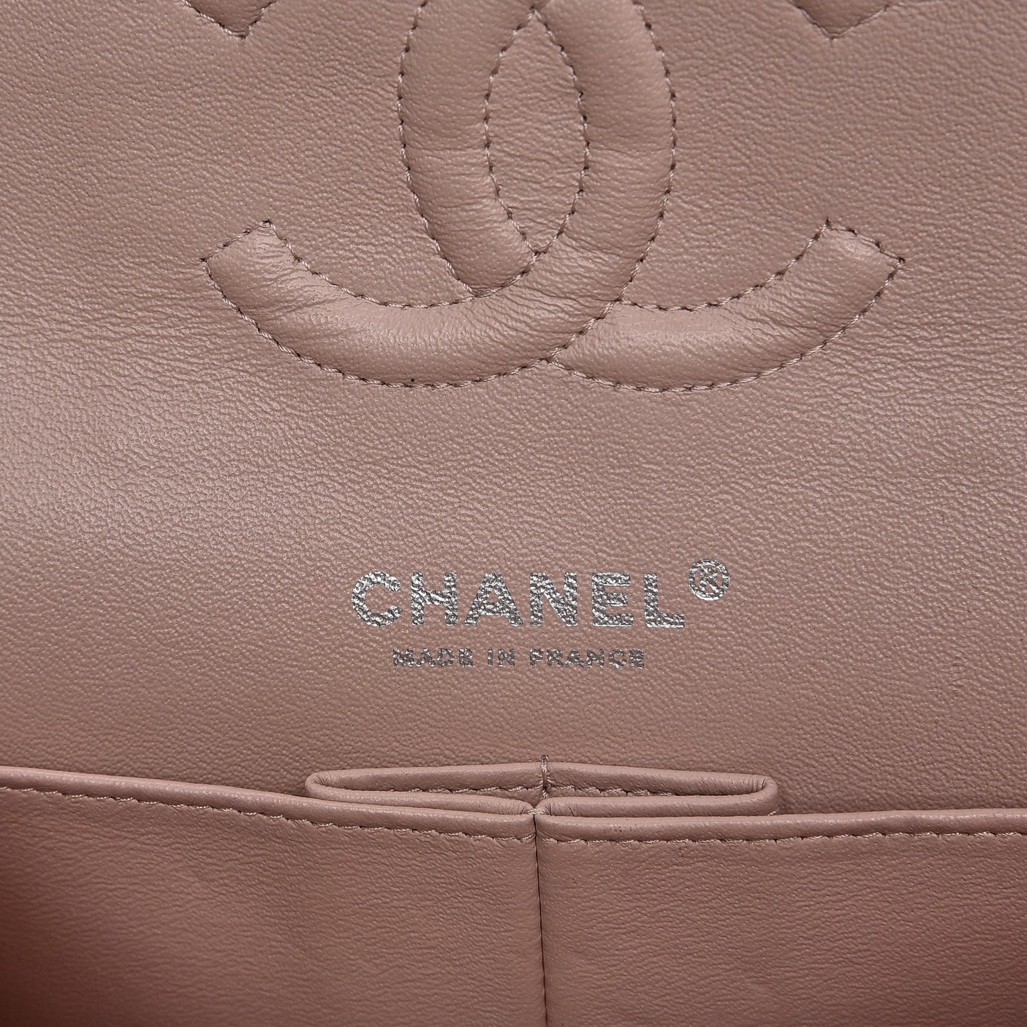 Caviar Quilted Medium Double Flap Pink