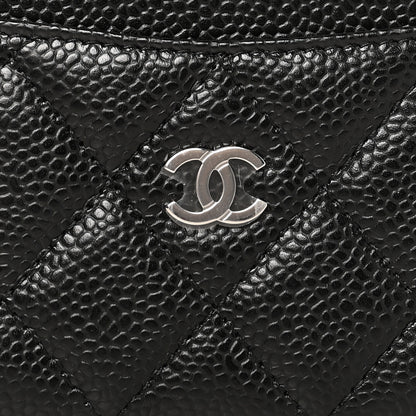 Chanel Caviar Quilted Card Holder Black 9 of 9