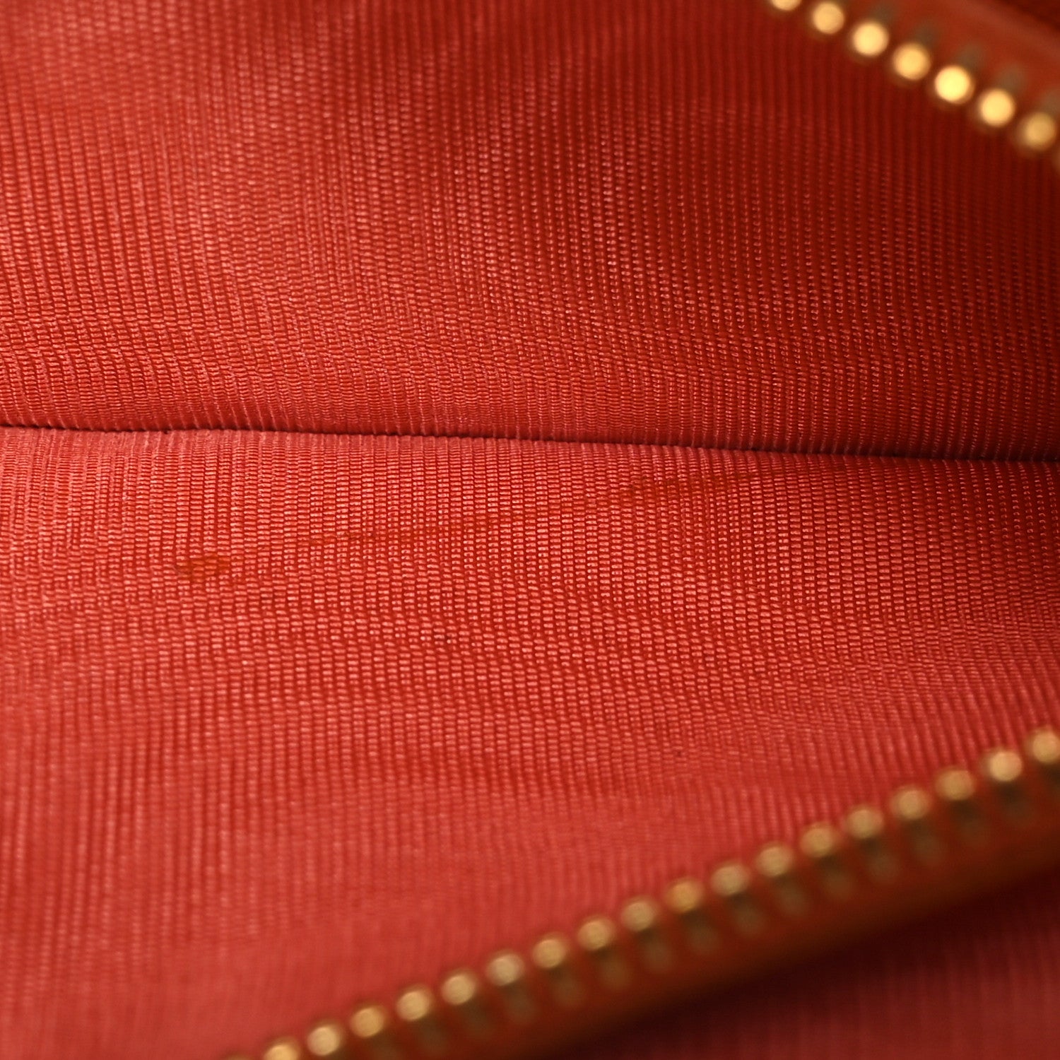 Prada Tessuto Impuntu Triangle Continental Flap Wallet Orange 18 of 19