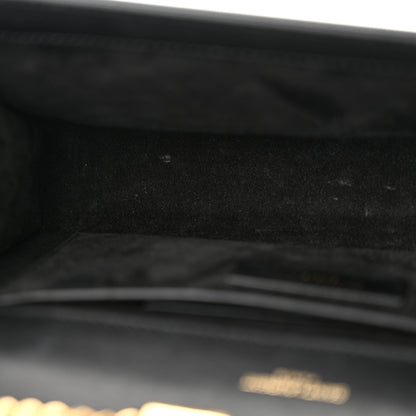 Saint Laurent Smooth Calfskin Medium Classic Monogram Kate Tassel Satchel Black 12 of 15