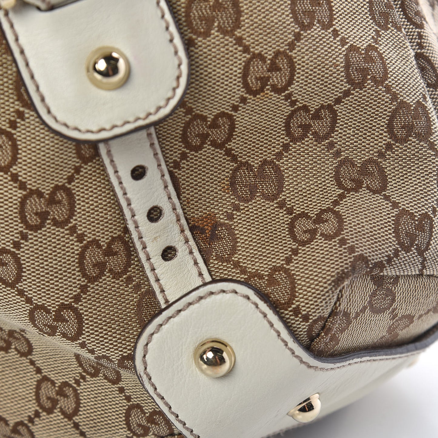Monogram Small Pelham Shoulder Bag Off White