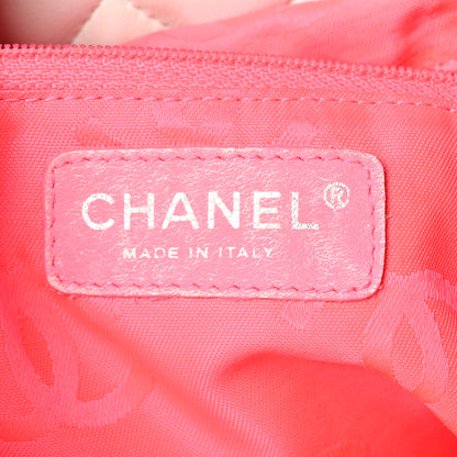 Chanel Calfskin Quilted Medium Cambon Tote White Black 6 of 12