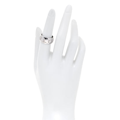 Bulgari 18K White Gold Monologo Band Ring 55 7.25 4 of 8