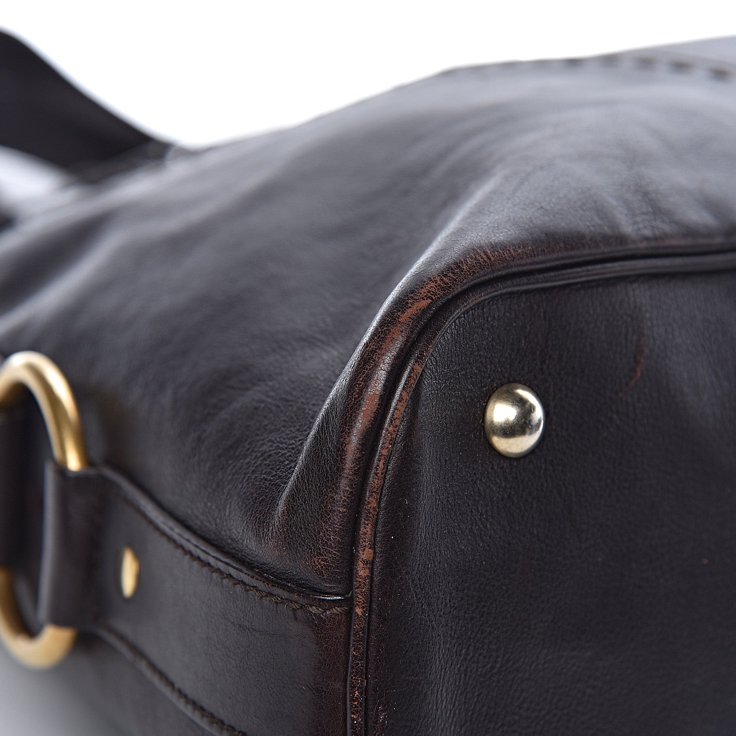 Saint Laurent Calfskin Large Muse Brown 10 of 21