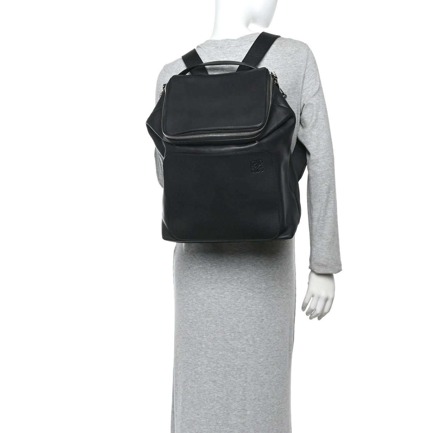 Calfskin Goya Backpack Black