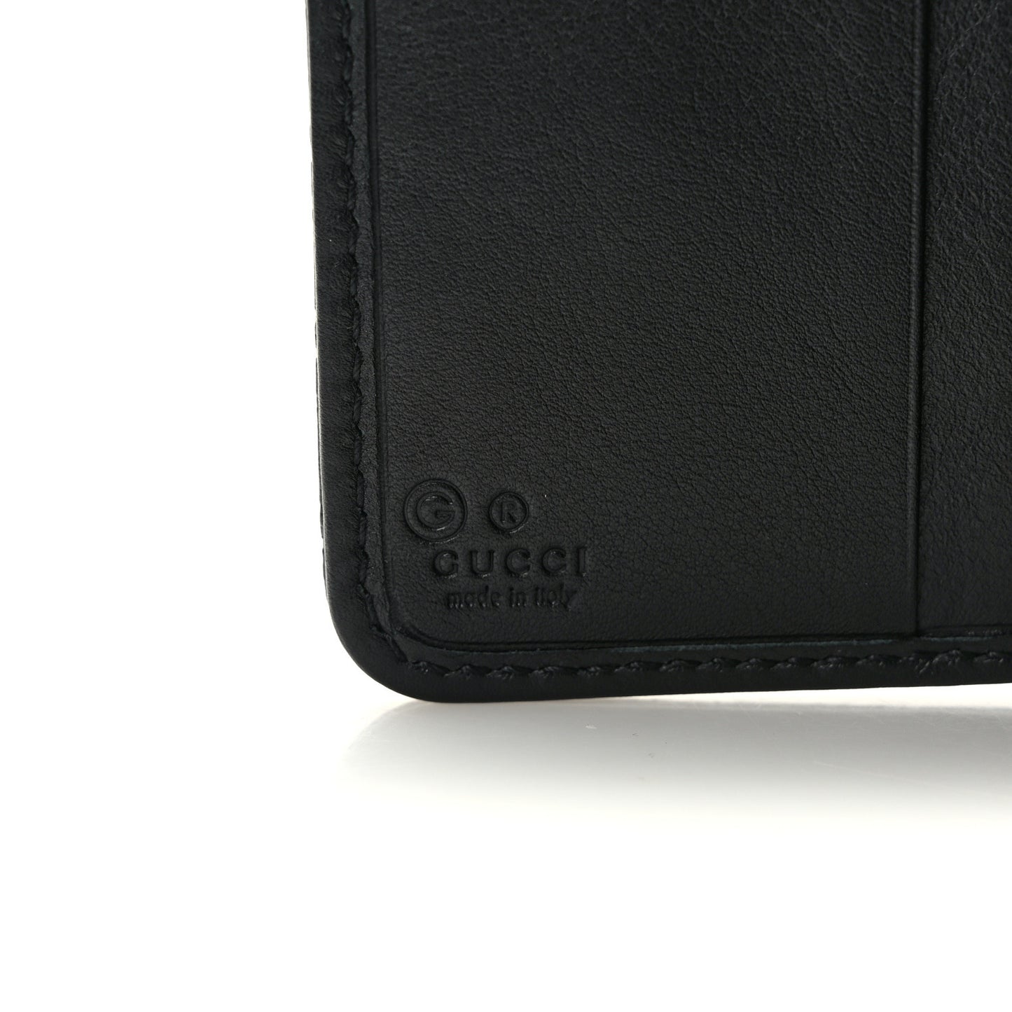 Microguccissima Compact Wallet Black