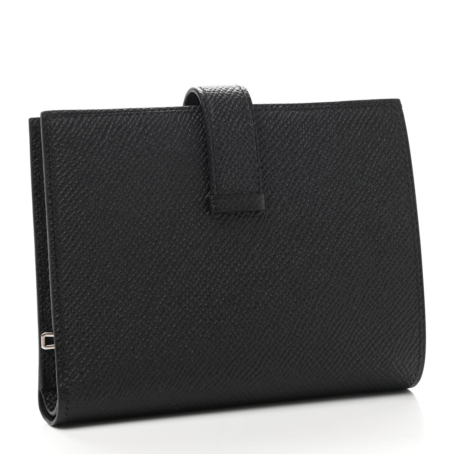 Hermes Epsom Monochrome Bearn Compact Wallet Black 3 of 8