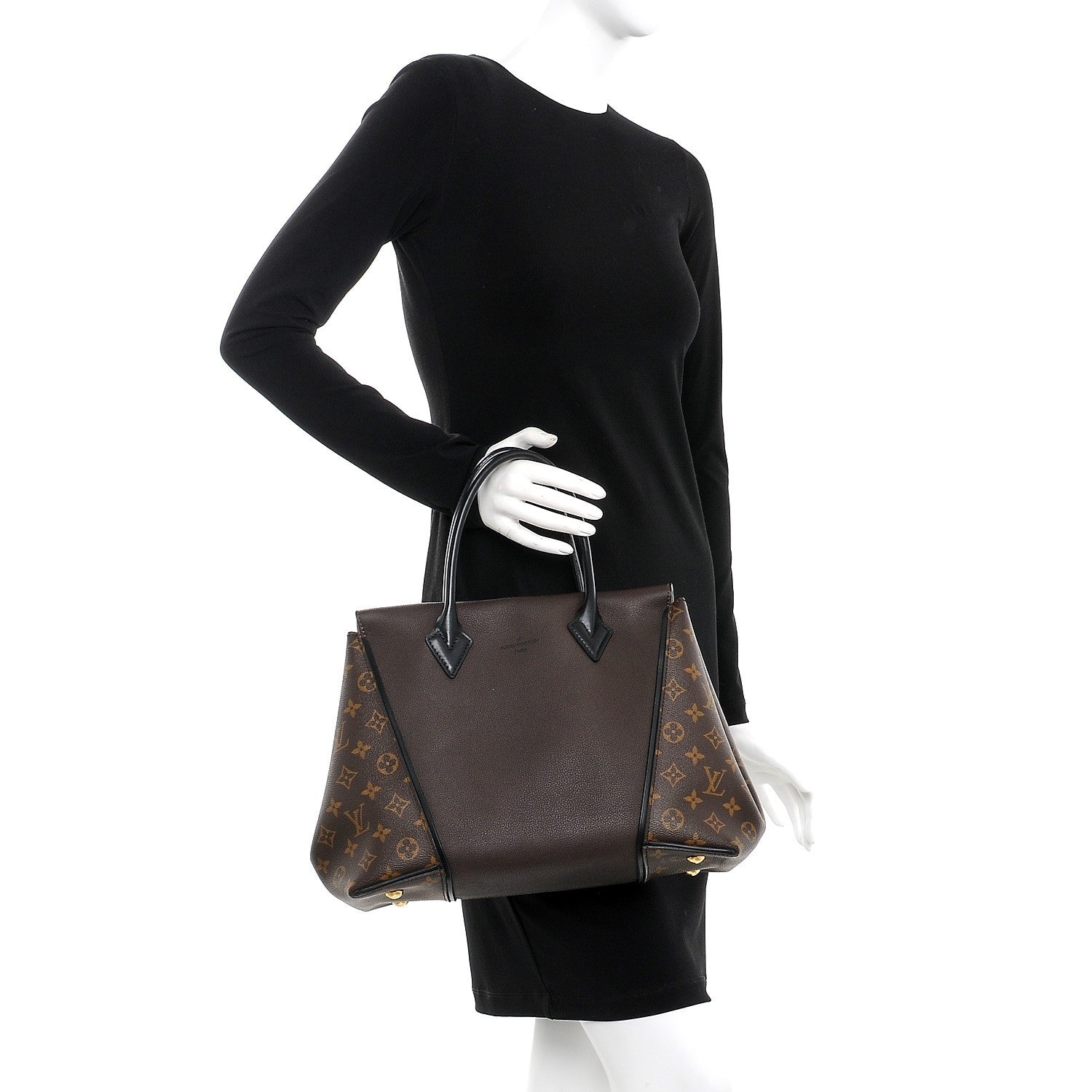 Louis Vuitton Veau Cachemire Monogram Tote W PM Chocolate 2 of 7