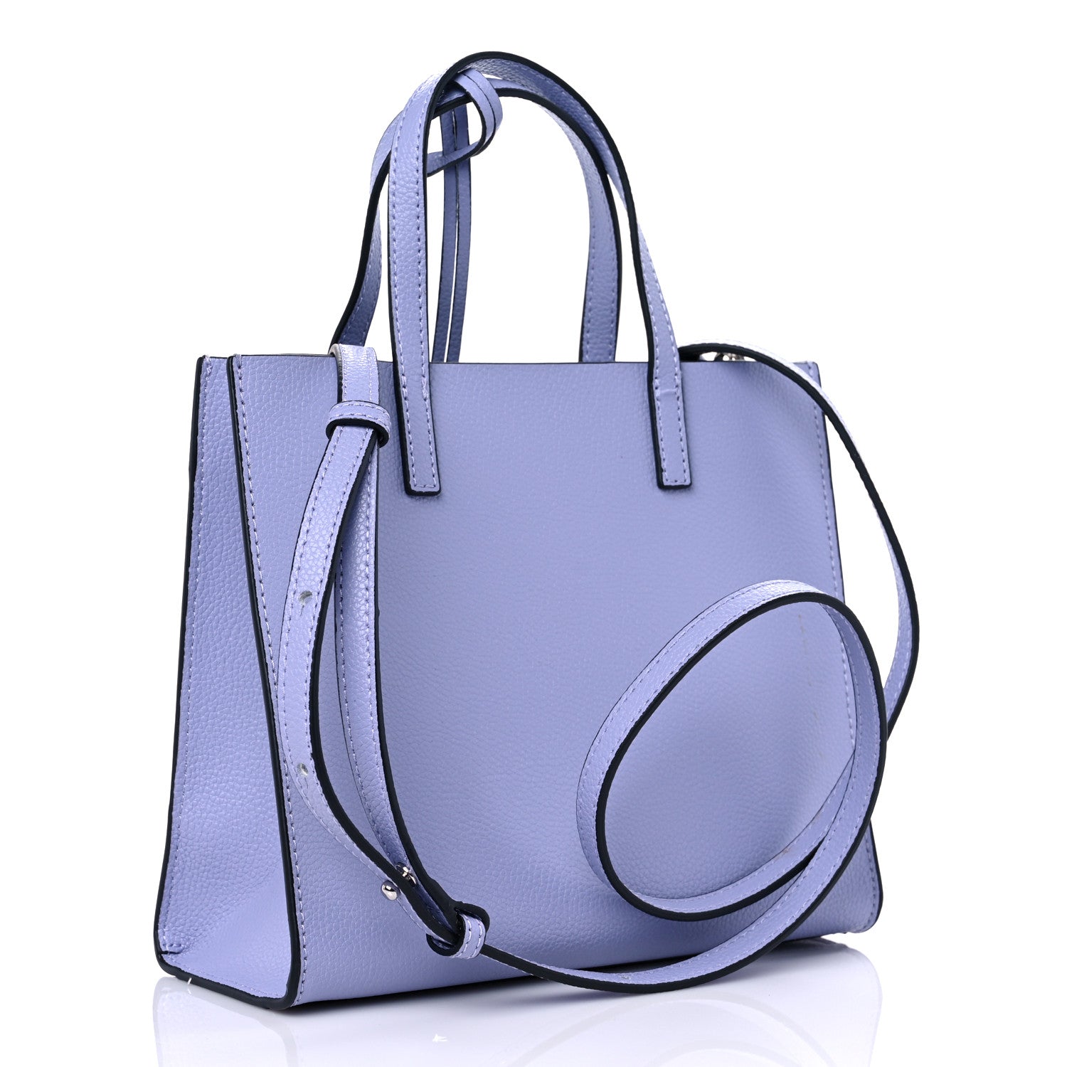 Marc Jacobs Grained Calfskin Mini Grind Tote Purple 3 of 12