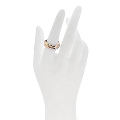 Cartier 18K Pink Yellow White Gold Classic Trinity Ring 55 7.25 2 of 5