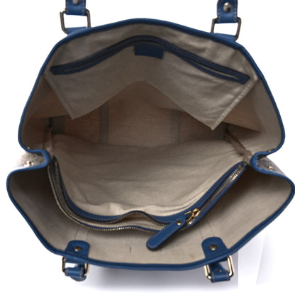 Gucci GG Plus Monogram Star Joy Vertical Tote Blue 5 of 11