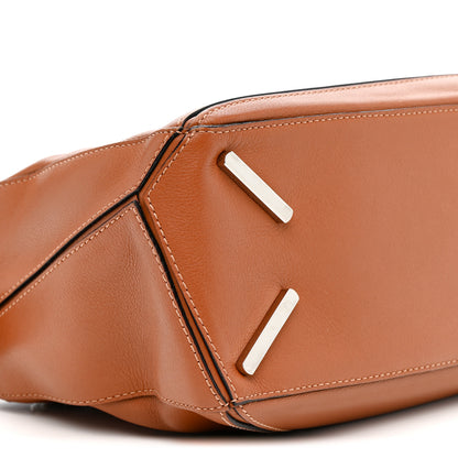 Loewe Grained Calfskin Small Puzzle Bag Tan 9 of 11