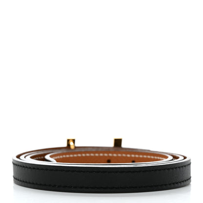 Hermes Epsom Swift 13mm Focus Belt 75 30 Gold Black 3 of 6