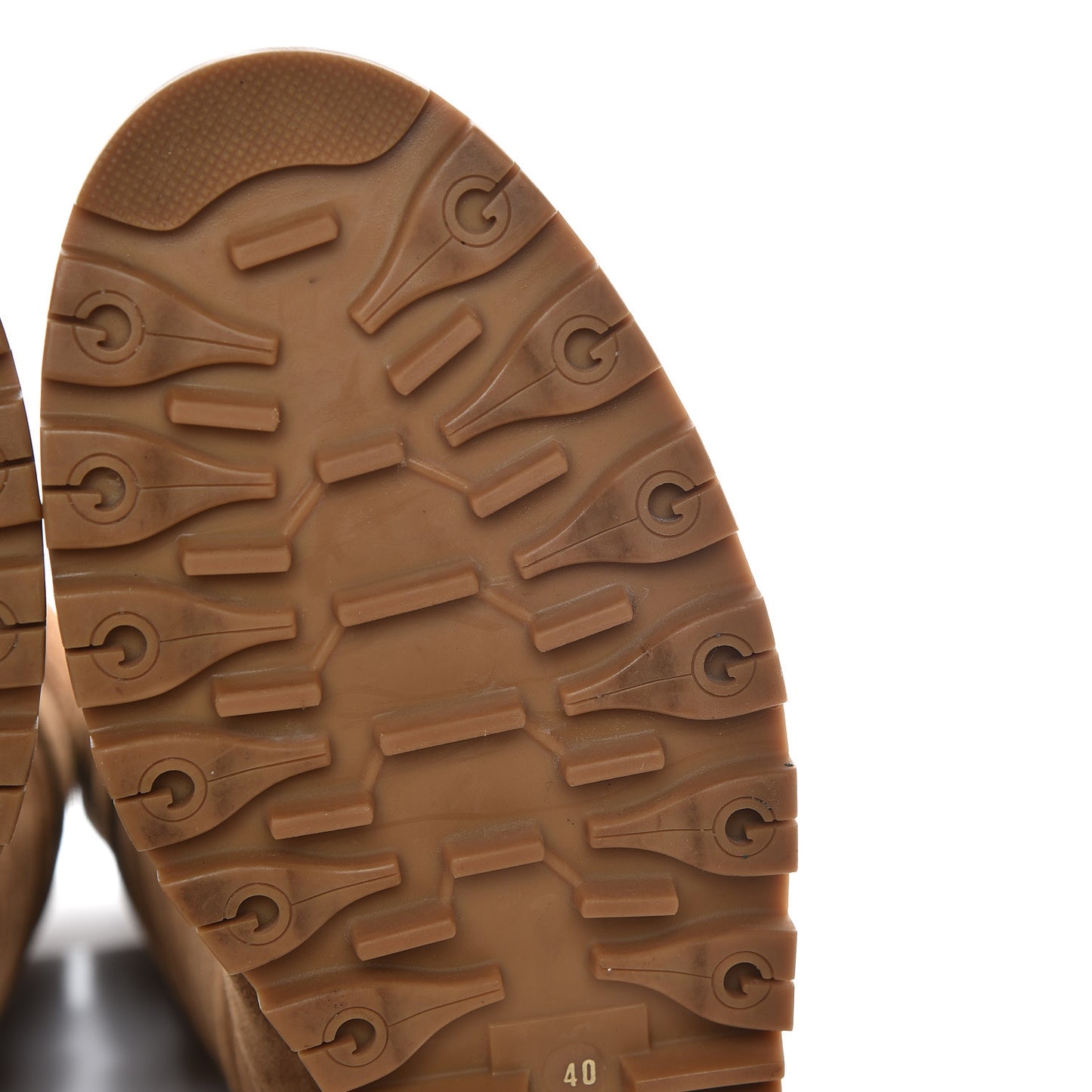 Suede Microguccissima Knee Boots 40 Brown