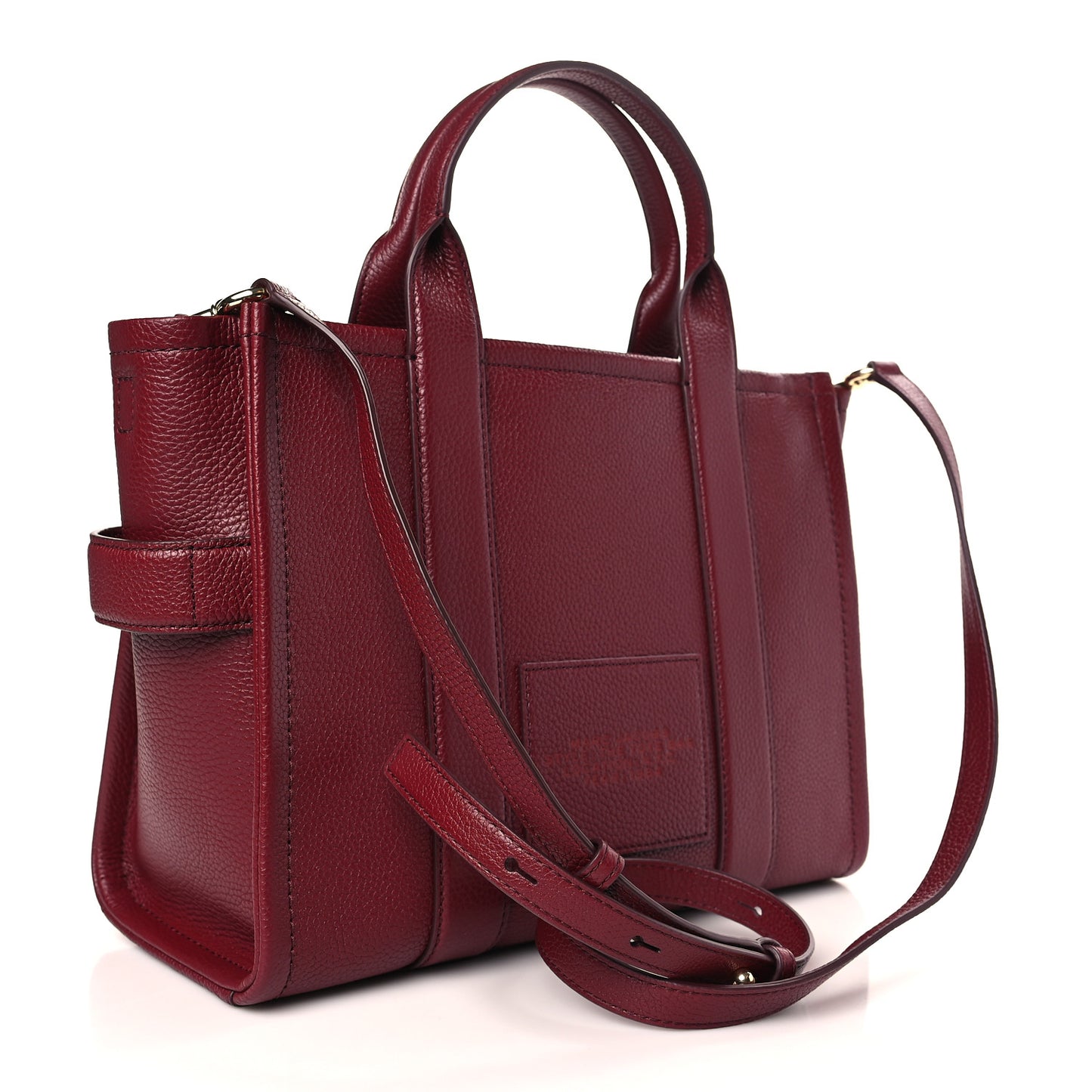 Grained Calfskin Medium The Tote Bag Cherry